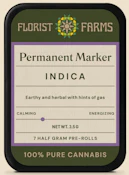 Permanent Marker pre-rolls | .5g, 7pk