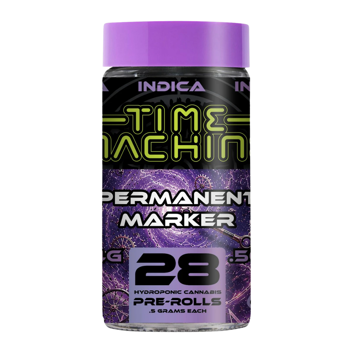 Time Machine - Permanent Marker (I) | .5g 28 Pack Prerolls | Time Machine Main Image