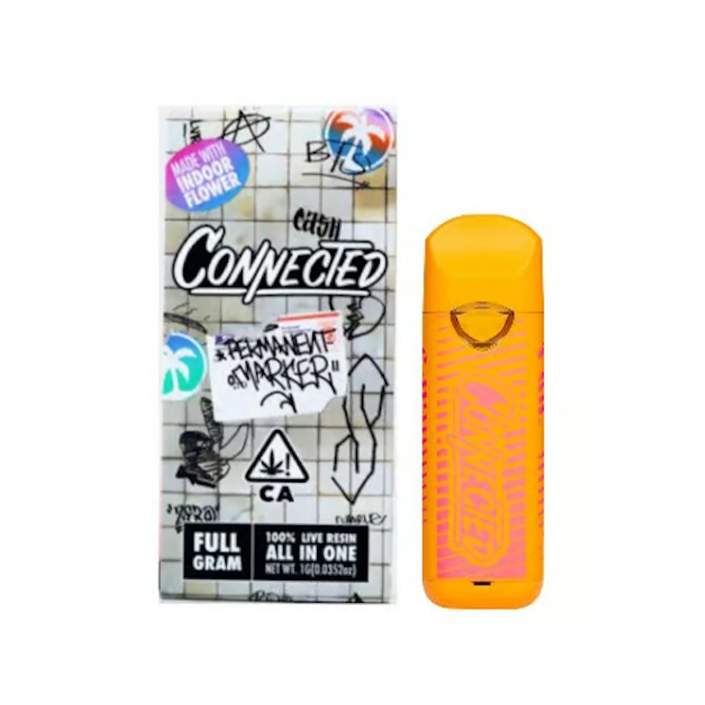 Connected - Connected Permanent Marker Live Resin All-In-One Disposable 1.0g Main Image