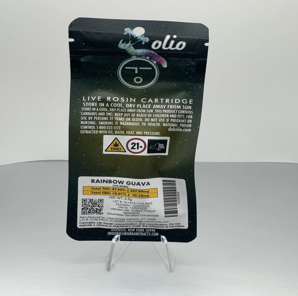OLIO - Olio | Rainbow Guava | 500mg live Rosin Cart Main Image