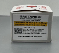 Gas Tanker - 1g Cold Cured Live Rosin