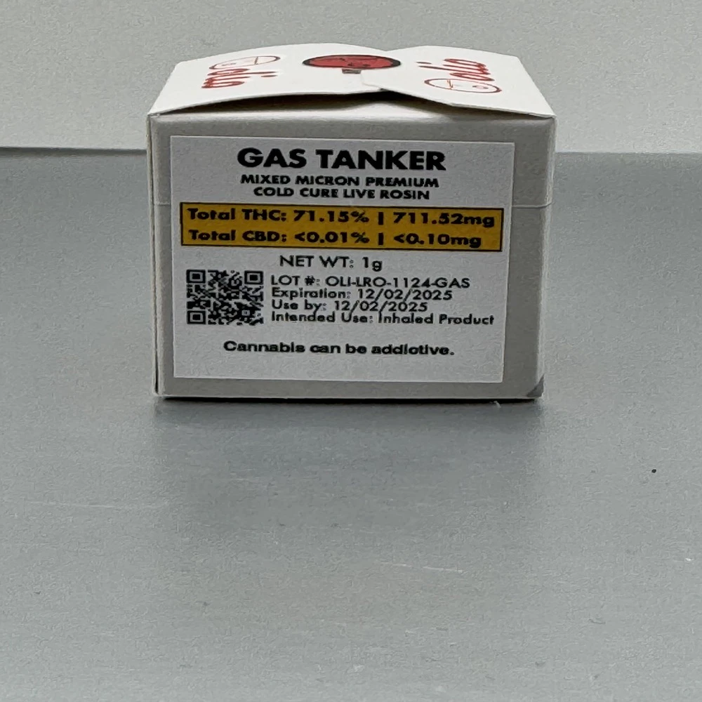 OLIO - Olio | Gas Tanker | 1G Cold Cure live Rosin Main Image