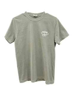 MARY ALICE - MARY ALICE - Apparel - Moss - White Logo Tee