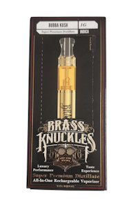 BRASS KNUCKLES - Brass Knuckles - Bubba Kush - 1g Cart