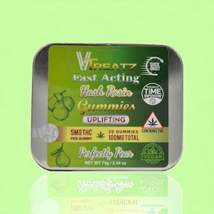 VTreatz - VTreatz | Pear Hash Rosin Gummies | 20PK