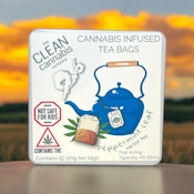 Clean Cannabis | Peppermint Tea Bags 5PK | 25MG