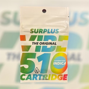Surplus - Surplus -Blackberry Kush - 1g Cartridge