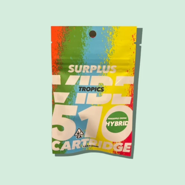 Surplus - Surplus Pineapple Chunk Tropics - 1g Cartridge Main Image