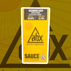 ABSOLUTE XTRACTS - ABX | Sauce Vape Cartridge Rainbow Chip 1g