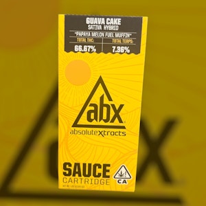 ABSOLUTE XTRACTS - ABX | Sauce Vape Cartridge Guava Cake 1g