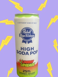 Pabst (PBR) - Pabst - Cherry Limeade - Infused High Soda - 25mg - 12 oz Single Can