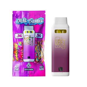 LEFT COAST - Pink Runtz X Biscotti | Dual Chamber AIO Vape [1g]