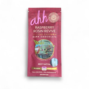 Ahh - Raspberry Revive - 100mg Sativa Rosin Bar - Ahh