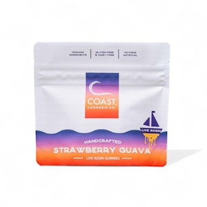 COAST - Strawberry Guava Live Rosin Gummies - 100mg - Coast