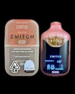 BOUTIQ - BOUTIQ - 1g Liquid Live Diamonds AIO Switch Dual Tank - Grapefruit x Candy Land
