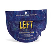 Left Coast - Blueberry Razz - 100mgh Gummies