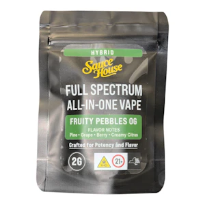 Sauce House - Sauce House - Fruity Pebbles OG - 2g AIO