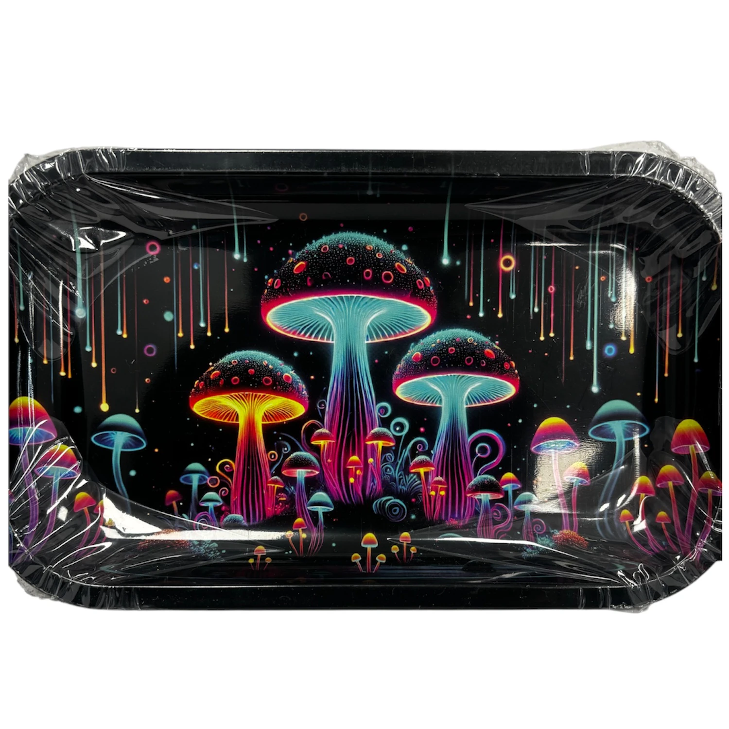 Hii Experience Accessories - SirEEL -  Neon Mushrooms Rolling Tray Main Image