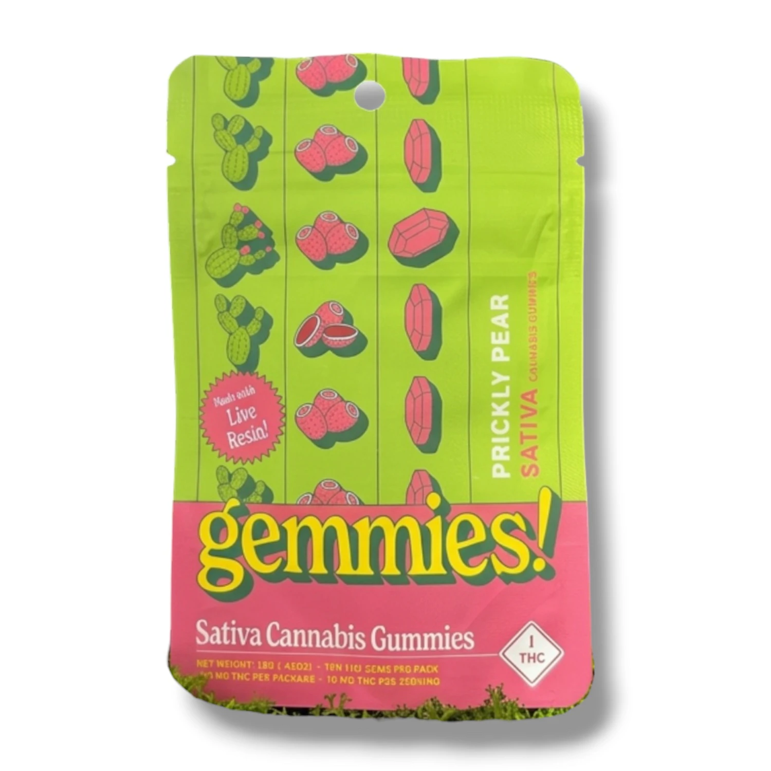 Higher Cultures - Prickly Pear (100MG) | Live Resin Gummies | Sativa Main Image