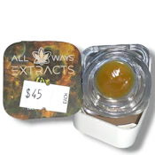 PLATINUM TIER | 1g Cold Cured Live Rosin | GMO LOGS (I)