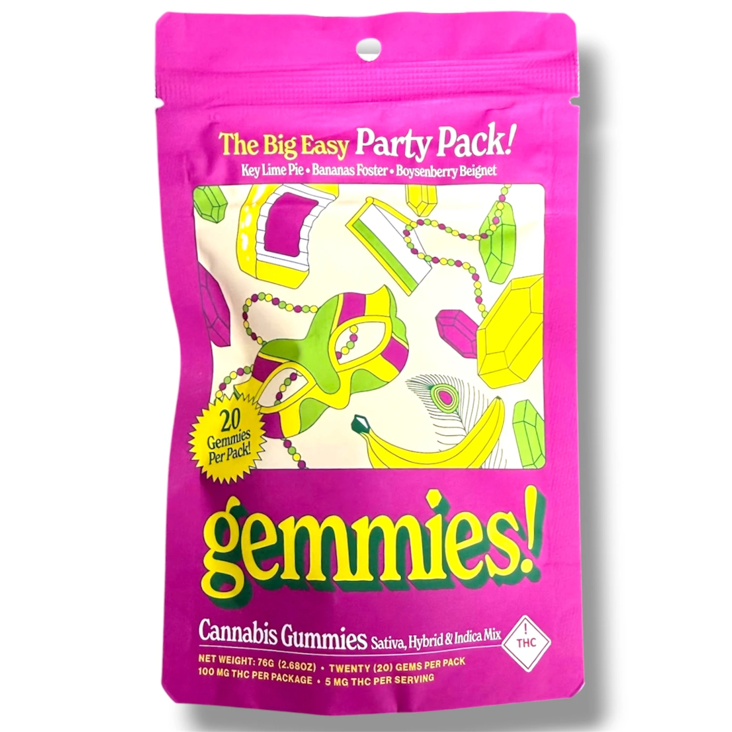 Higher Cultures - The Big Easy Party Pack | Live Resin Gummies | Sativa, Hybrid, Indica Main Image