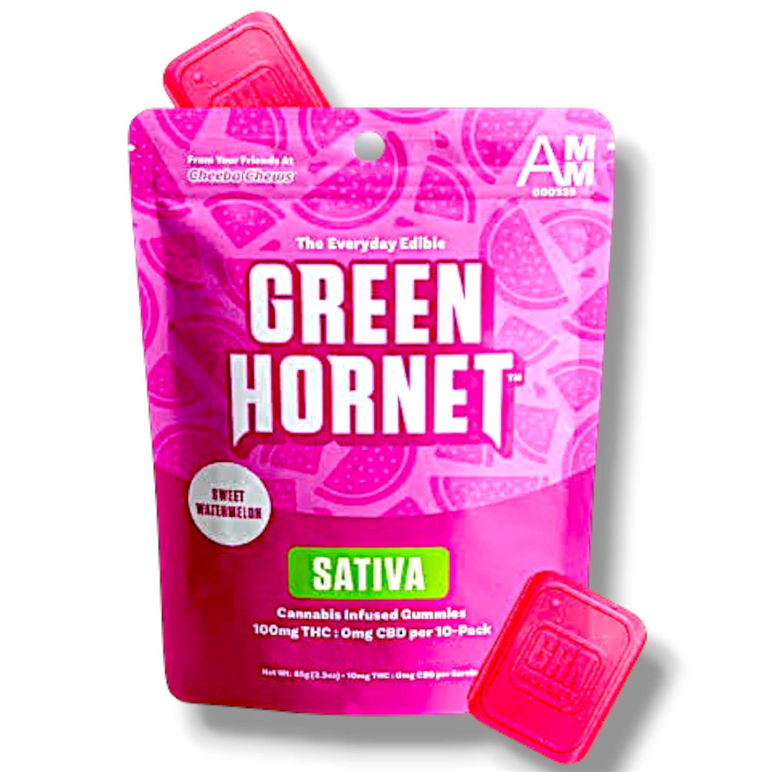 Green Hornet - Sweet Watermelon | Gummies | 1000 MG Main Image