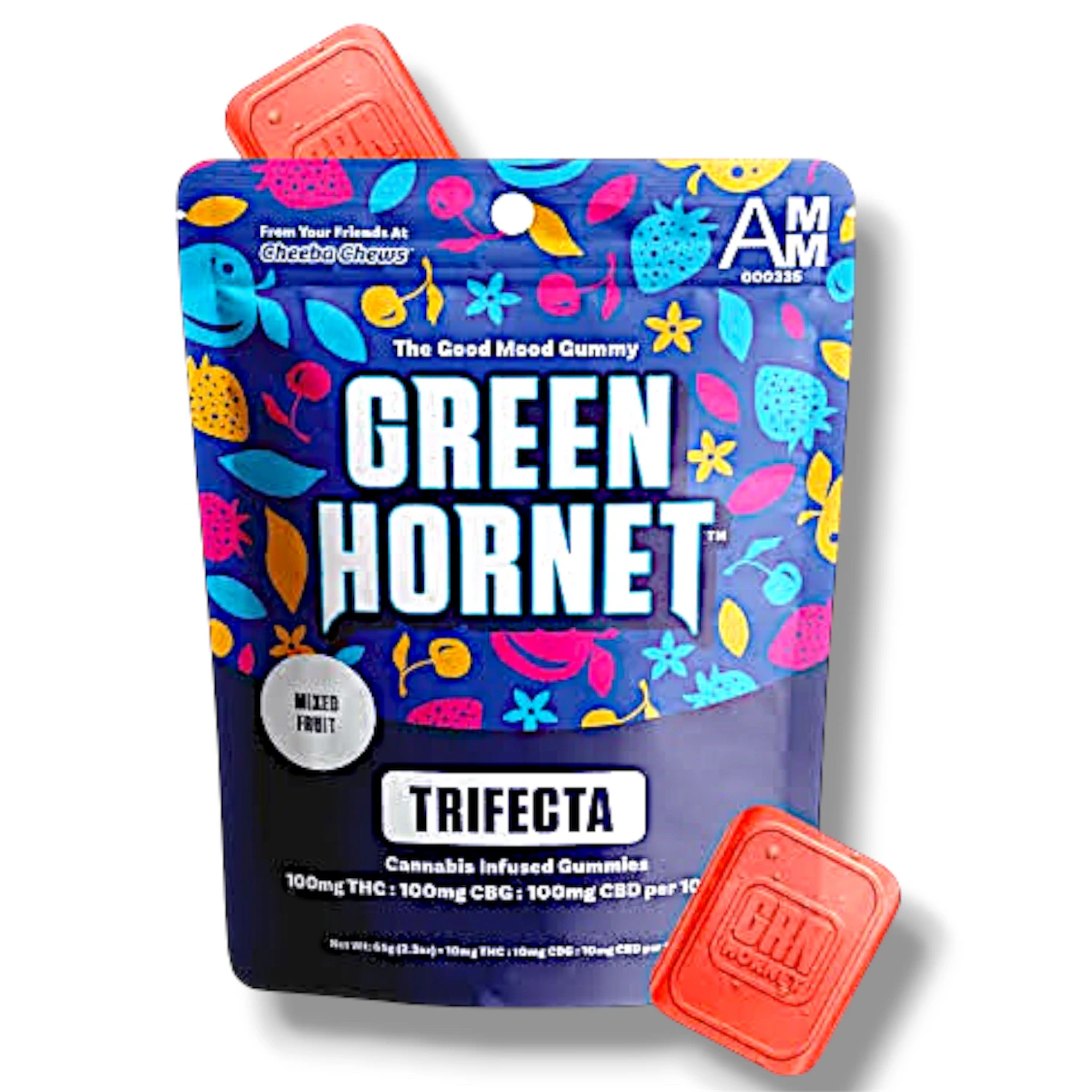 Green Hornet - Trifecta | Gummies 1:1:1 | 100 MG Main Image