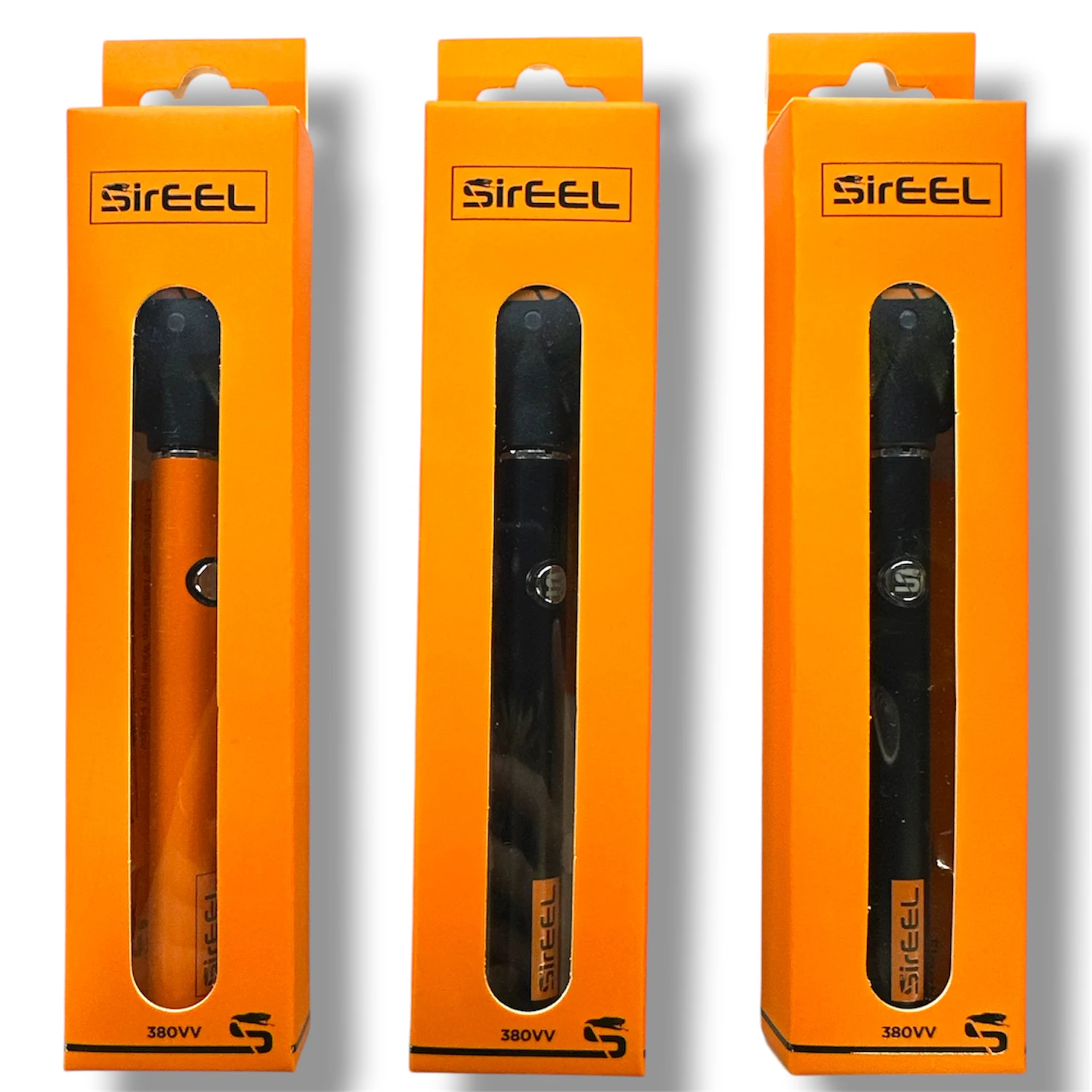 Hii Experience Accessories - SirEEL – Flashlight 380mAh Battery w/ Preheat & USB Charger | Orange Main Image