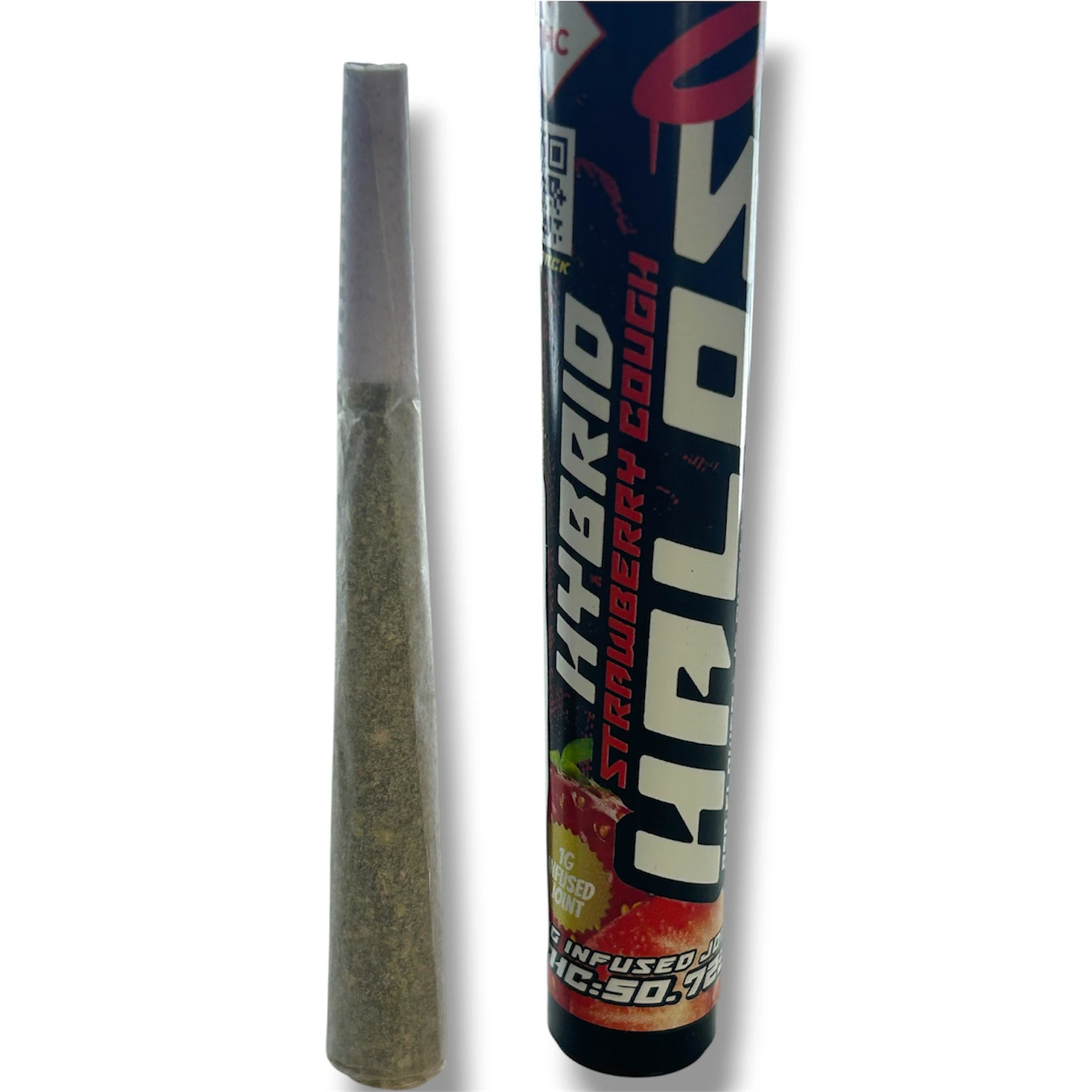 Halo - Strawberry Cough (1G) | Infused Preroll | Hybrid Main Image
