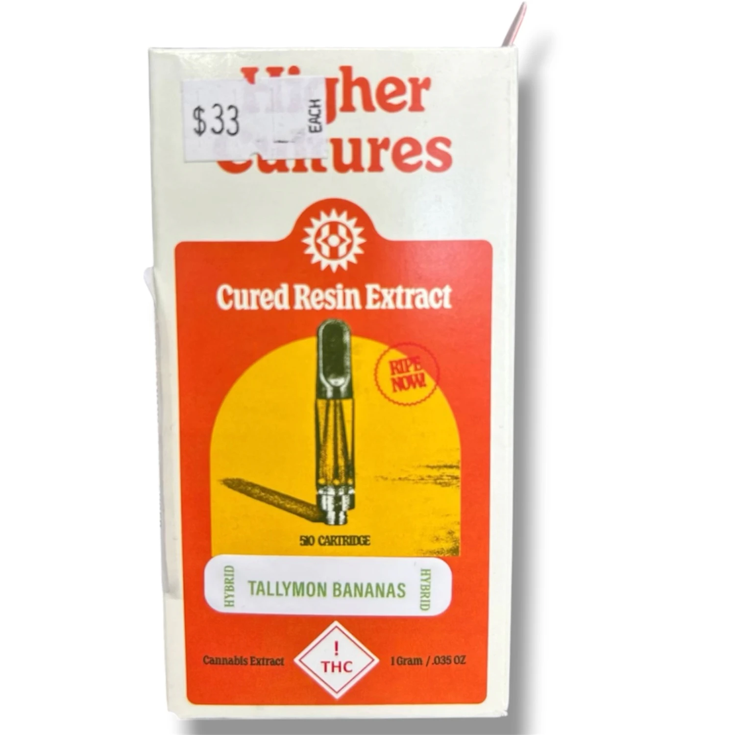 Higher Cultures - Tallymon Bananas (1G) | Cured Resin 510 Vape | Hybrid Main Image