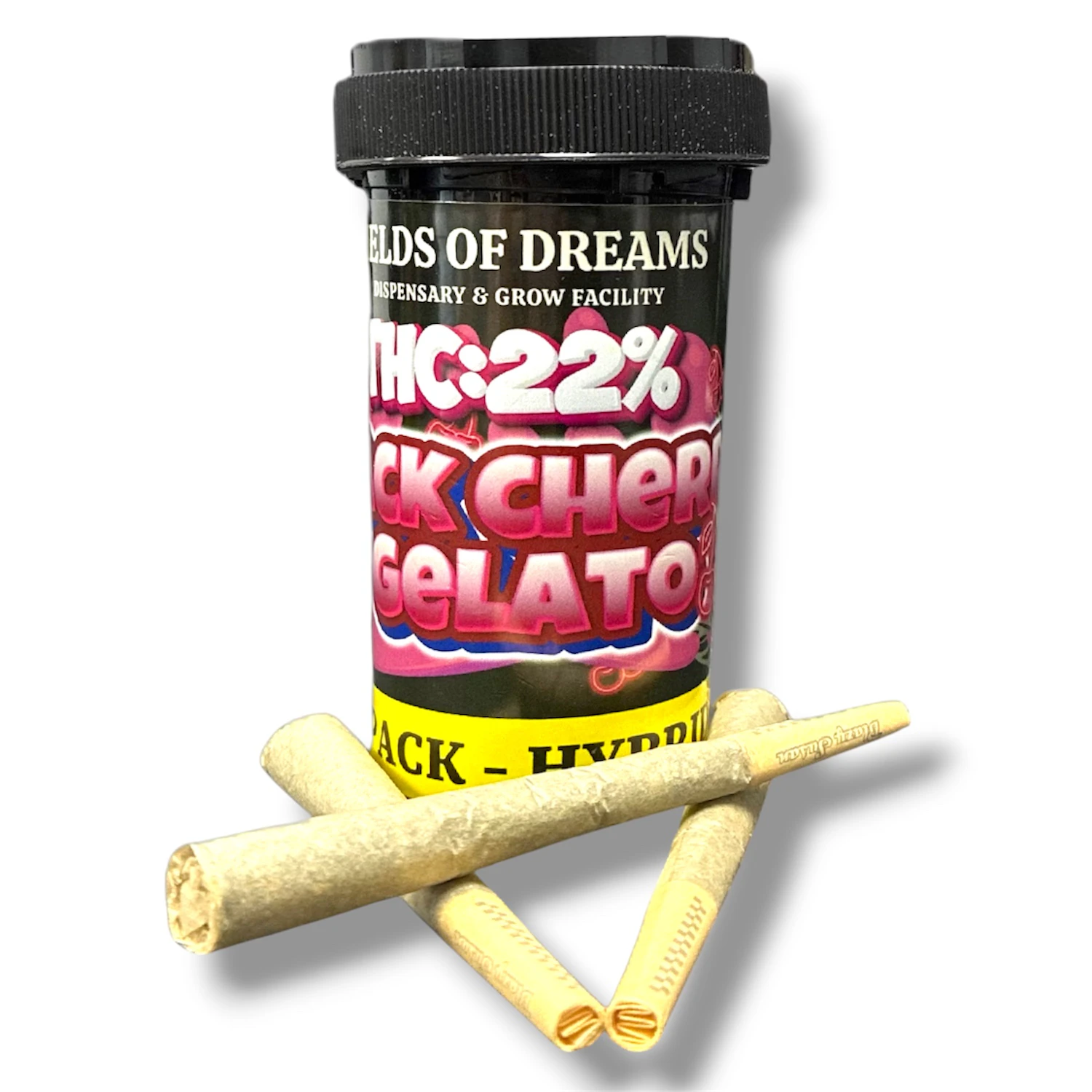 4th Generation - Black Cherry Gelato (10G) | Preroll 10 pk | Hybrid Main Image
