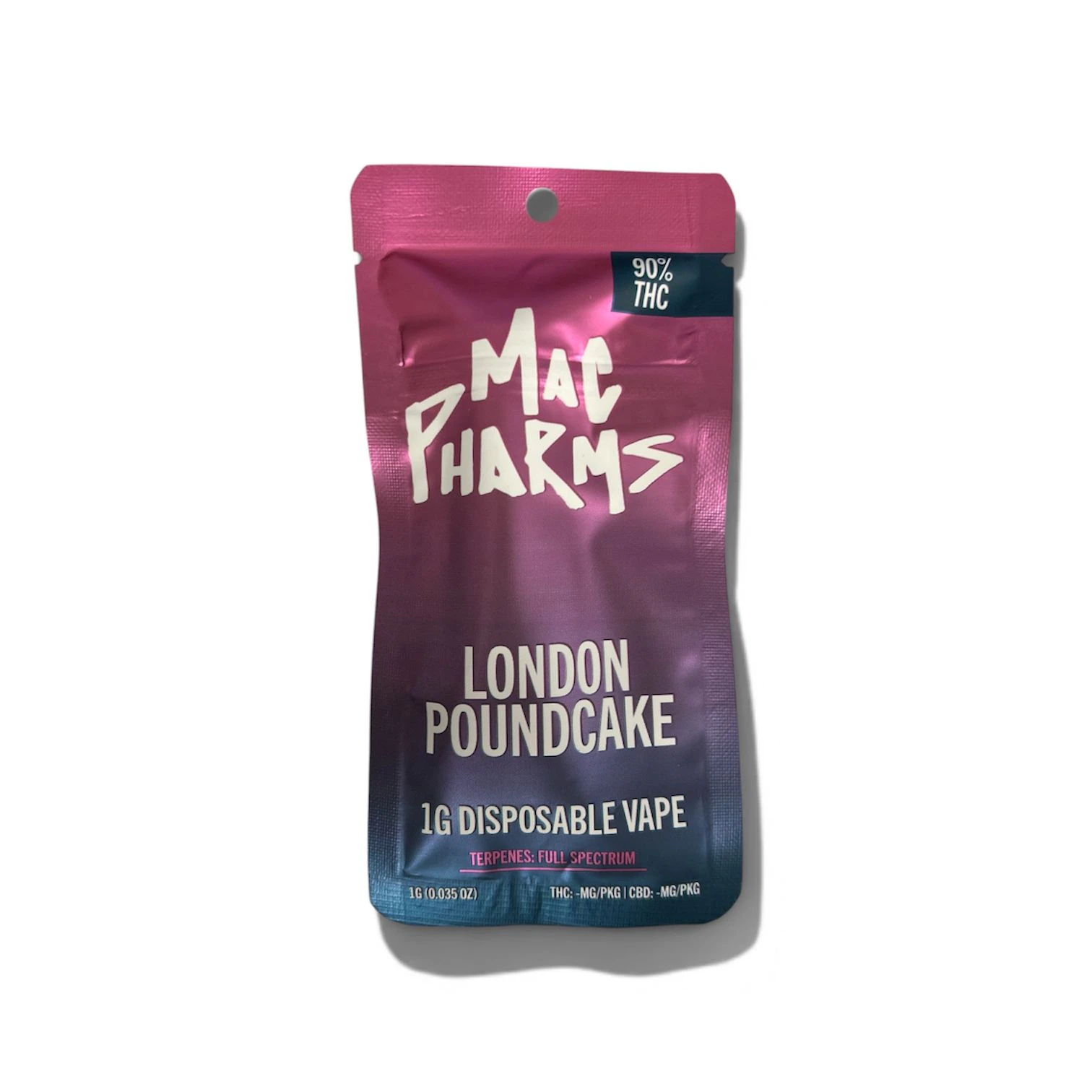 Mac Pharms - Mac Pharms - London Poundcake - 1g AIO Main Image