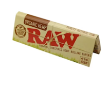 Classic - Rolling Papers - 1-1/4 -  Organic Hemp - Raw