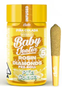 JEETER: Pina Colada Liquid Diamond Infused Baby Jeeter .5g Pre-Rolls 5pk/2.5g (H)