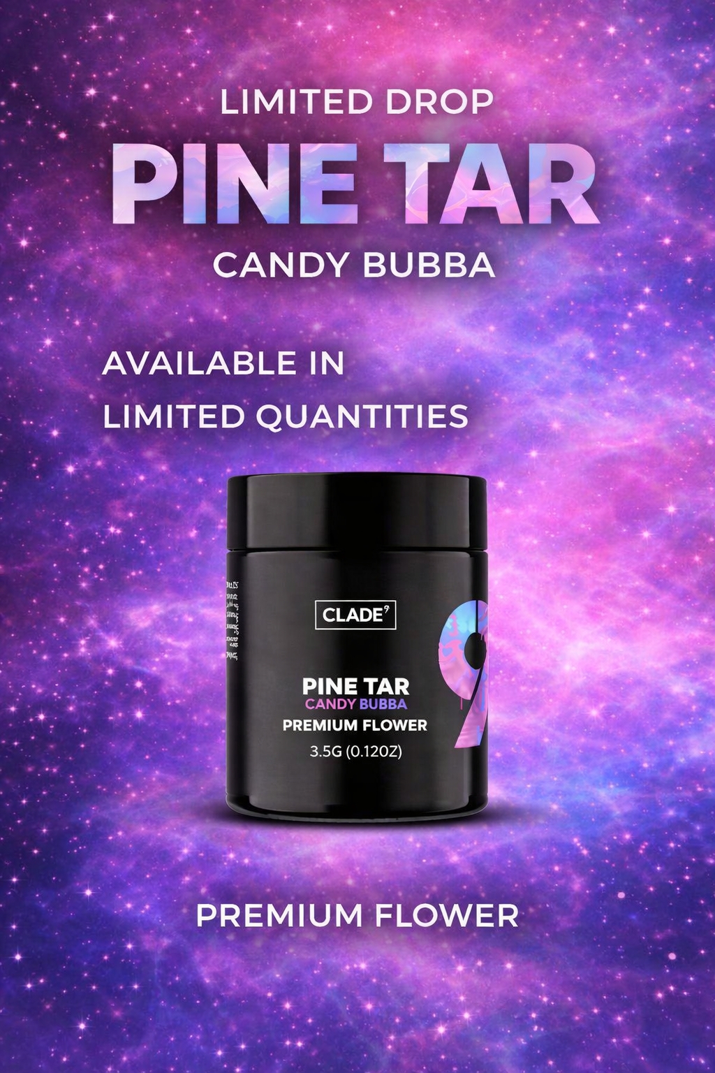 Clade9 | Pine Tar | 3.5g | Flower