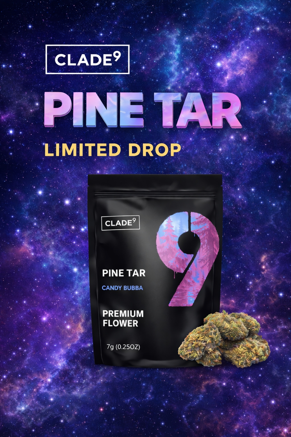Clade9 | Pine Tar | 7g | Flower