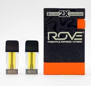 Rove | Vape Pens | Live Resin Diamonds | Pineapple Express | 2.0g | 2PK
