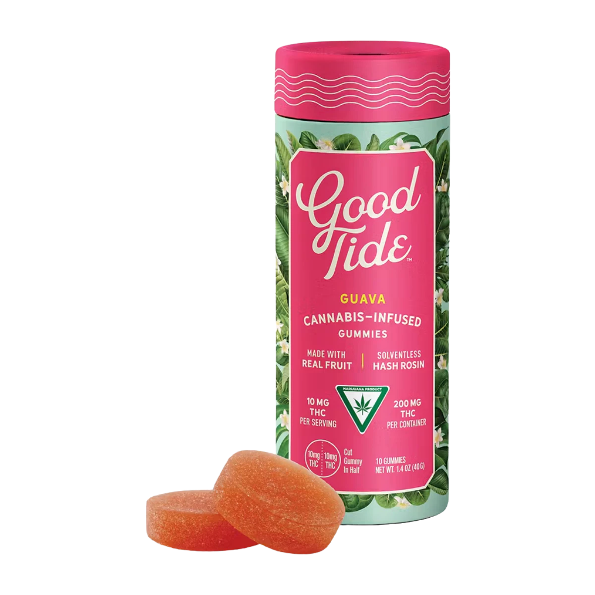 Good Tide - Guava (H) | 100mg Rosin Gummies | Good Tide Main Image