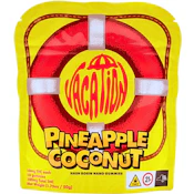 Pineapple Coconut | Hash Rosin Gummy Rings | 100mg/10 Pieces | Vacation
