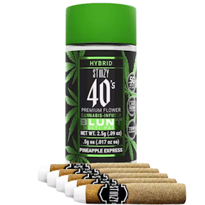 Next Day - Pineapple Express - 40's Infused Mini Blunts 5 Pk (2.5g)