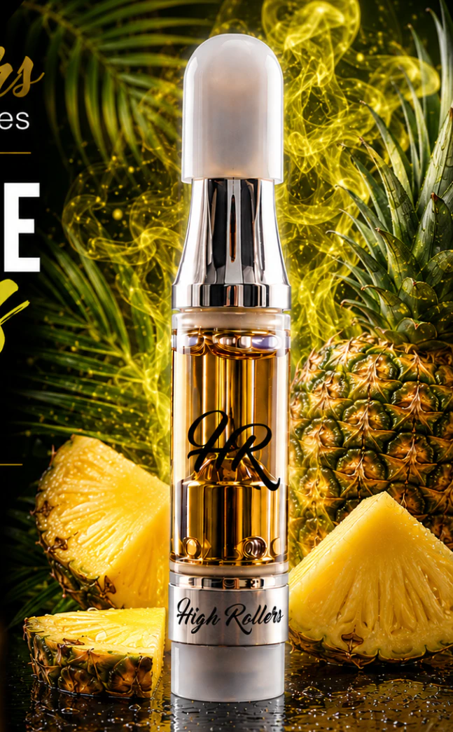 High Rollers - 1g Cart | Pineapple Express | Distillate Main Image