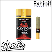 Jeeter-Cannon-1.5g-Pineapple Fruz-3pk-Live Resin-Infused Preroll