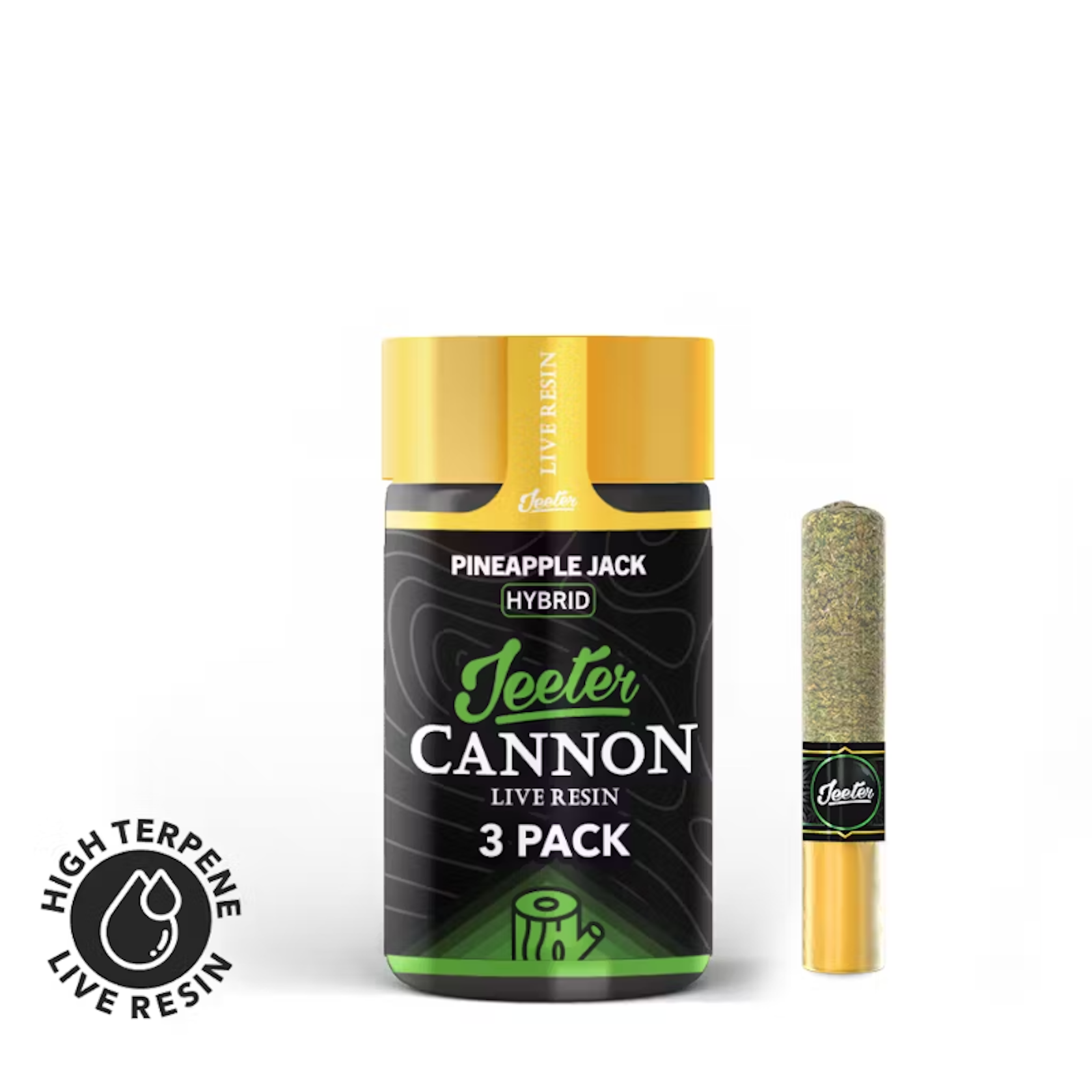 Jeeter Pineapple Jack Live Resin Infused 3-Pack Pre-Rolls 1.5g