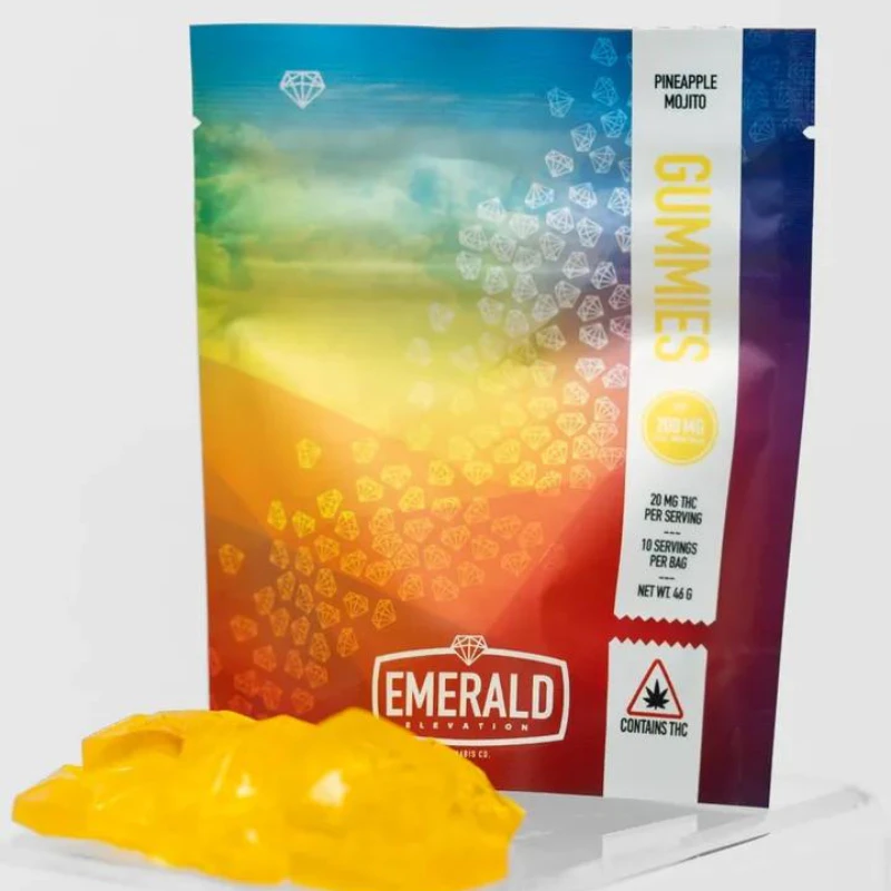 Emerald Elevation Cannabis Co - Emerald Elevation | Pineapple Mojito | 10mg Gemmy | 20-Pack | 200mg Total |RSO Main Image