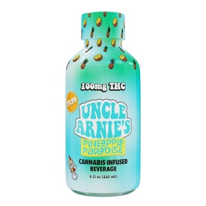UNCLE ARNIE'S - Uncle Arnie's Pineapple Paradise Cannabis Infused Beverage 100mg 8oz