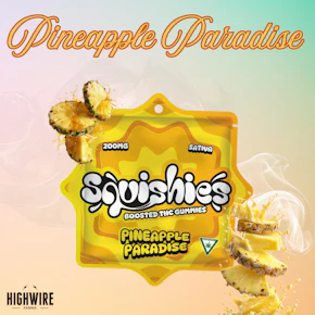 Squishies Hash Rosin Gummies Pineapple Paradise 200mg