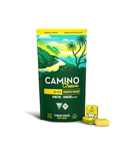 Camino - Pineapple Paradise | Fruit Chews | 100mg/10 Pieces | Camino