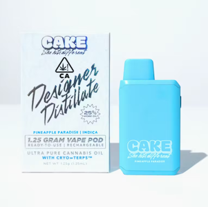 Cake She Hits Different - CAKE SHE HITS DIFFERENT: Pineapple Paradise 1.25g Disposable Vape (I)