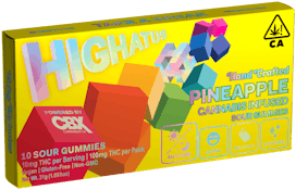 Highatus | Pineapple Gummies | 100mg THC (10pk) | Hybrid