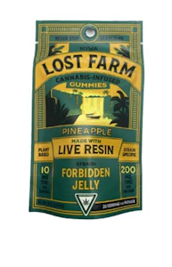 Lost Farms -  Lost Farms-Pineapple-Forbidden Jelly-Live Resin-Gummies-20 Pieces-200mg